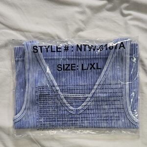 New V-Neck Tank Bralette L/XL